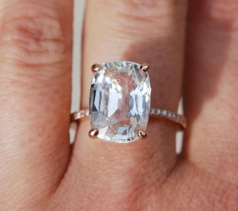 Astrological Benefits Of Wearing Natural White Sapphire.